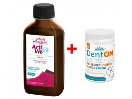 Vitar veterinae Artivit syrup 200 ml + FREE DentON