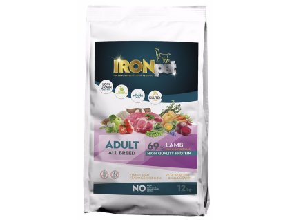 IRONpet Dog Adult All Breed Lamb (Jahňacie) 12 kg
