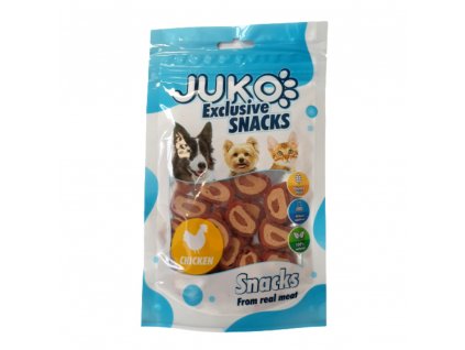 Chicken & Pollock chips JUKO Snacks 70 g