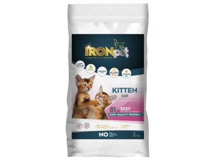 IRONpet Cat Kitten Marhahús (Marha) 2 kg
