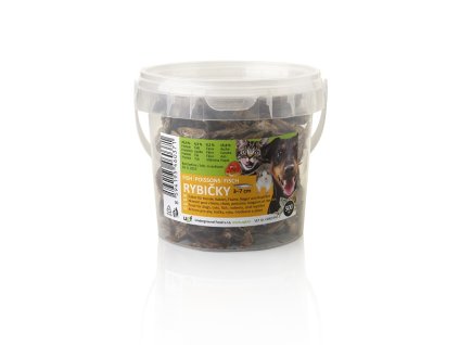 Szárított hal (3-7 cm) JUKO, 500 ml-es doboz (80g)