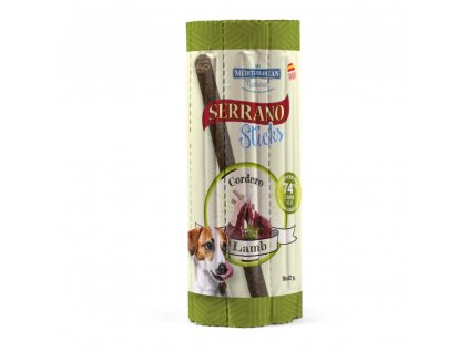 Serrano Dog Sticks Lamb, tyčinka 16 x 12 g