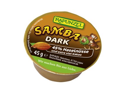 VÝPRODEJ!!!Pomazánka oříšková SAMBA dark mini 45 g BIO RAPUNZEL