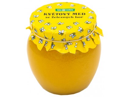 Květový med ze Železných hor bio*nebio 650 g  + Při koupi 12 a více kusů 3% Sleva