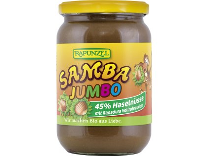 Bio jumbo SAMBA: oříšková pomazánka RAPUNZEL 750 g  + Při koupi 12 a více kusů 3% Sleva