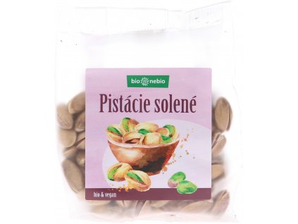 Bio pistácie pražené solené bio*nebio 100 g  + Při koupi 12 a více kusů 3% Sleva