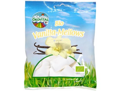 Bio vanilkové marshmallow ÖKOVITAL 90 g  + Při koupi 12 a více kusů 3% Sleva