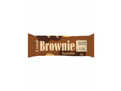 Brownie Banán s belgickou čokoládou 40g  + Při koupi 12 a více kusů 3% Sleva