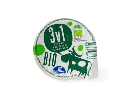 Sýr tavený 3v1 80 g BIO POLABSKÉ MLÉKÁRNY