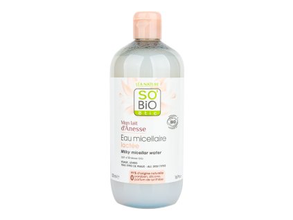 Voda micelární s oslím mlékem 500 ml BIO SO’BiO étic