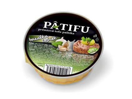 Pate PATIFU basil and garlic 100 g VETO ECO