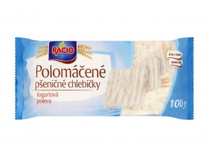 Racio - polomáčené pšeničné chlebíčky v jogurtové polevě 100g  + Při koupi 12 a více kusů 3% Sleva