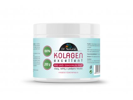 Kolagen excellent 100% - Dr. Natural 200g  + Při koupi 12 a více kusů 3% Sleva