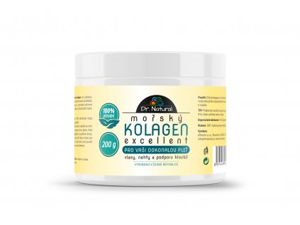 Mořský kolagen Excellent 100% - Dr. Natural 200g  + Při koupi 12 a více kusů 3% Sleva