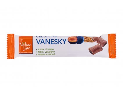 Vanesky - celozrnné sušenky se švestkovou náplní - Nature Line 65g  + Při koupi 12 a více kusů 3% Sleva