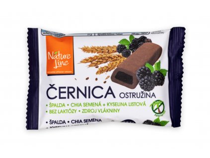 Černica - celozrnné sušenky s ostružinovou náplní - Nature Line 50g  + Při koupi 12 a více kusů 3% Sleva