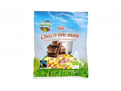 Bonbóny čokoládové lentilky bez lepku BIO - Ökovital 90g  + Při koupi 12 a více kusů 3% Sleva