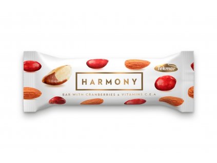 Tyčinka HARMONY s brusinkami - Tekmar 50g  + Při koupi 12 a více kusů 3% Sleva