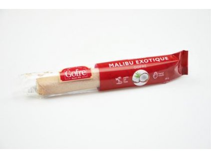 Pařížská trubička MALIBU - KOKOS (ruční výroba) - Gofre 50x30g (celý karton)  + Při koupi 12 a více kusů 3% Sleva