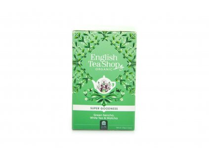 English Tea Shop Čaj Zelená sencha, bílý čaj & matcha BIO 20 nálevkových sáčků 35g  + Při koupi 12 a více kusů 3% Sleva