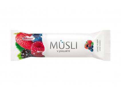 Tyčinka müsli v jogurtu - lesní plody - Tekmar 30g  + Při koupi 12 a více kusů 3% Sleva