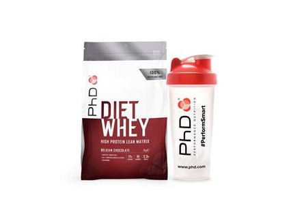 Diet Whey 1 kg Belgian chocolate + FREE shaker