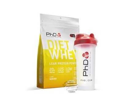 1.PhD Diet Whey 1kg ban%C3%A1n plus %C5%A1ejkr ZDARMA 104038