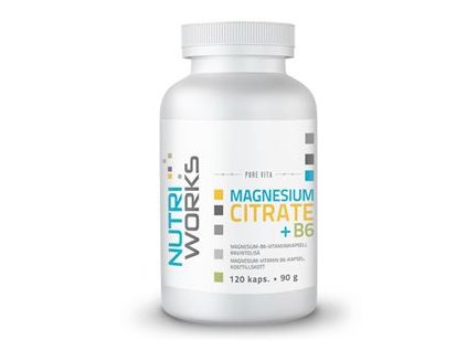 Magnesium Citrate + B6 120 capsules