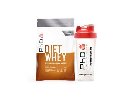 Diet Whey 1kg slaný karamel + šejkr ZDARMA