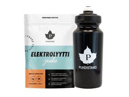 0.Electrolyte Powder 240g mango apepelsiini Puhdistamo Sport Bottle