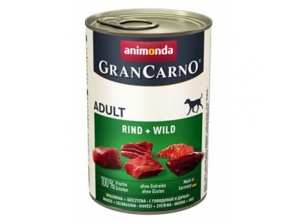 GRANCARNO Adult - hovězí, zvěřina 400g