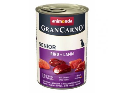 GRANCARNO Senior - hovězí, jehněčí 400g