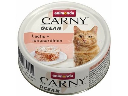 ANIMONDA konzerva CARNY Ocean - losos + sardinky 80g