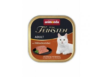 ANIMONDA Pastete ADULT - Hühnerleber für Katzen 100g