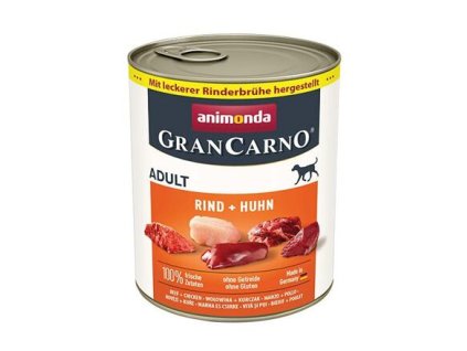 GRANCARNO Felnőtt - marhahús, csirke 800g