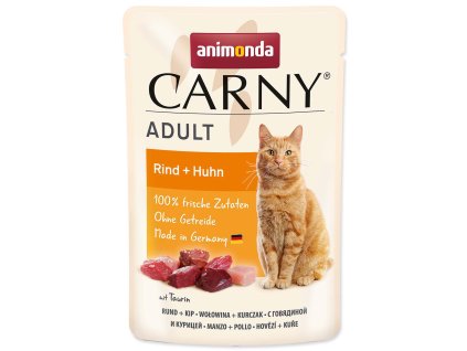 Animonda Carny Adult beef and chicken pouch 85g