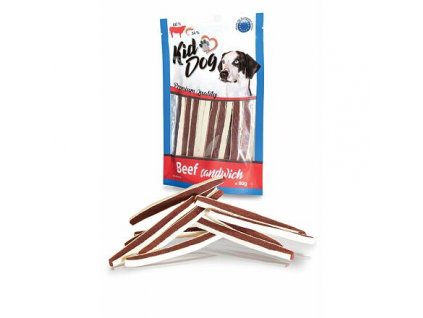 KIDDOG beef sandwich with cod 80 g