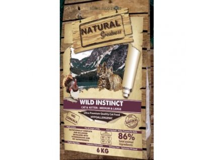 Natural Greatness Cat Wild Instinct Baby&Kitten /kuře,krůta/ 600 g