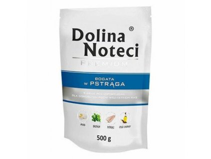 DOLINA NOTECI PREMIUM pstruh kapsička pro psy 500 g