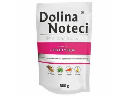 DOLINA NOTECI PREMIUM krůtí kapsička pro psy 500 g