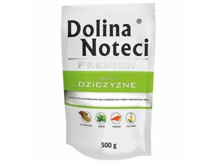 DOLINA NOTECI PREMIUM zvěřinová kapsička pro psy 500 g