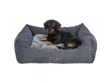 Bed LIANO rectangle, gray
