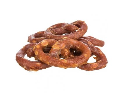 Mini-Laugenbrezeln mit Hähnchen [300], 6 x 4 cm / 10 g