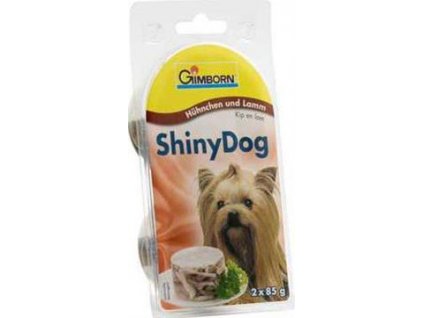 Gimborn Shiny dog konz. - kuře + jehně 2 x 85 g