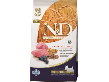 N&D Low Grain Dog Adult Mini Lamb & Blueberry 0,8 kg