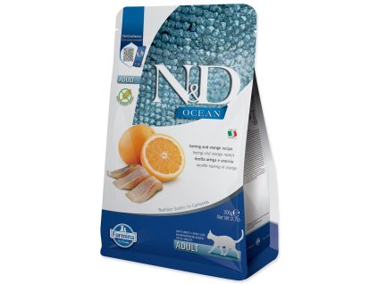 N&D Cat Food óceáni hering és narancs 0,3 kg