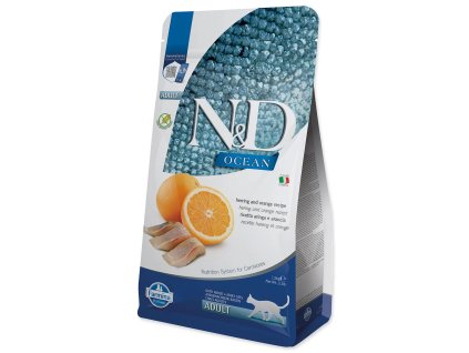 N&D Katzenfutter Ozeanhering & Orange 1,5 kg