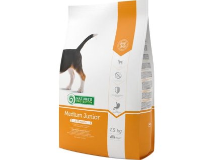 Nature's Protection Hundetrockenfutter Junior Medium 7,5 kg