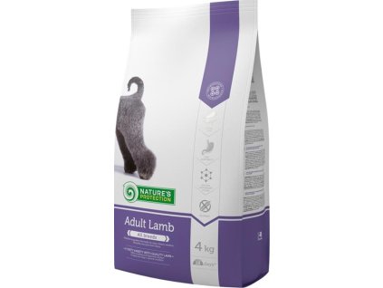 Nature's Protection Trockenfutter für Hunde, Adult, Lamm, 4 kg