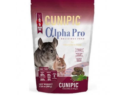 Cunipic Alpha Pro Chinchilla - činčila 500 g